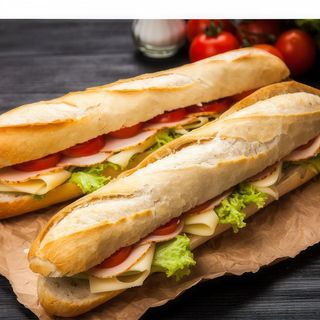 Bocadillo de tortilla francesa