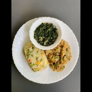 Fish in peanut butter sauce 