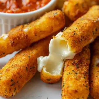 Mozzarella cheese sticks