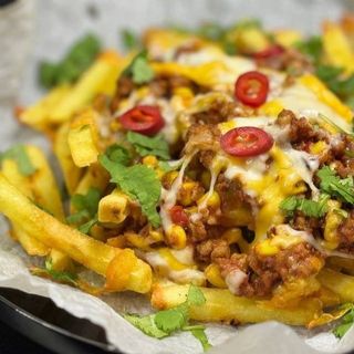 Papas Fritas (картопля фрі з фаршем)