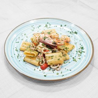 Paccheri trifolati al bronzo