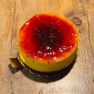 TARTA QUESO CREMOSA CON FRAMBUESA ARTESANAL