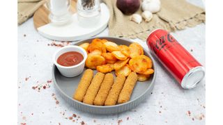 Mozzarella cheese,Coca Cola zero