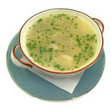 Пельмени с бульоном