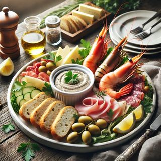 Hladna riblja plata za dvoje