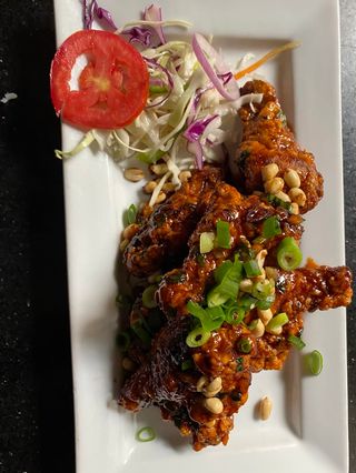 Korean sticky fried chicken