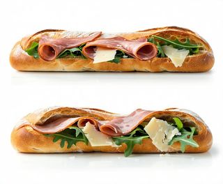 Panuozzo (piccolo) bresaola, rucola, scaglie di grana