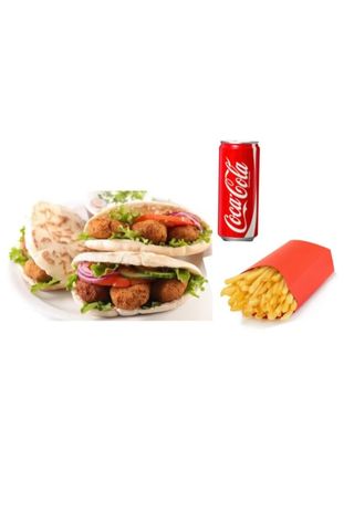 Menù panino falafel 