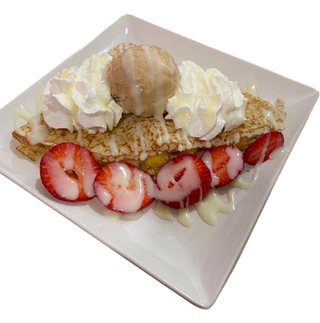 Crep Con Helado Y Nata