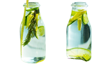 Limeta, zeleni čaj i menta