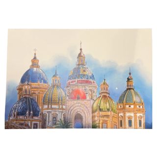 Paesaggi di Palermo small: illustrazione di Stefano Lo Voi 23 x 16 cm