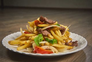 Фри с мясом