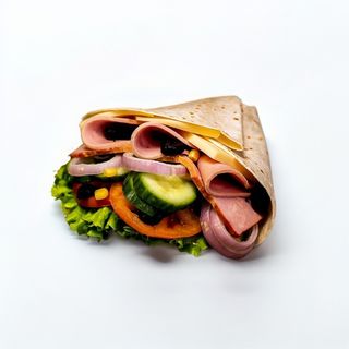 Тортила с шунка, бекон и кашкавал (200г)