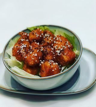 Popcorn de Poulet à La Sweet Chili