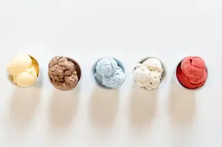Gelado Indiano de Manga