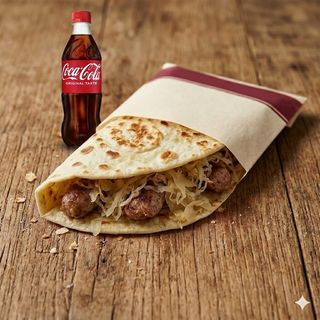 Salsiccia e crauti + bibita a scelta
