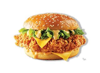 Чизбургер с курицей