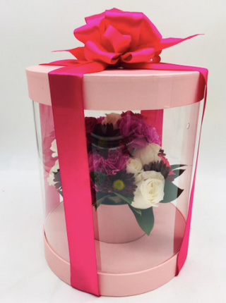 Round Pvc Flower Box