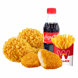 2 Cuisses De Poulet & 1 Filet De Poulet & Frites & 1 Coca
