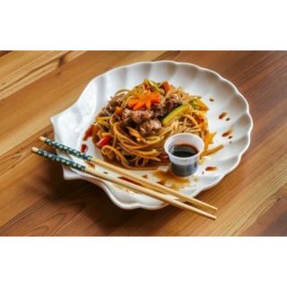 Yakisoba Frito Con Ternera  