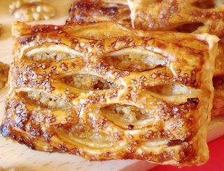 Pasta sfoglia miele e noci