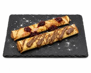Clatite mixte (visine, Nutella)