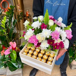 Box Fleurs  & Ferrero L