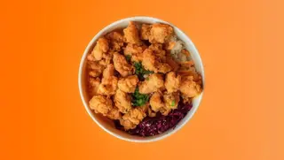 .POPCORN CHICKEN w posypce serowej