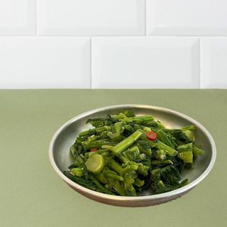 Cime di rapa ripassate leggermente piccanti