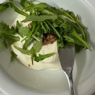 Fiocco di latte con rucola