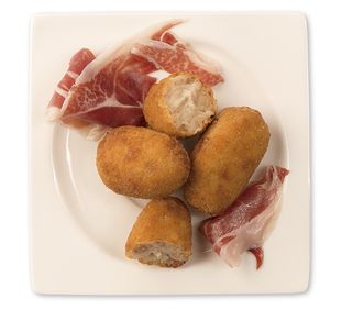 MINI CROQUETAS JAMON SERRANO (8UNID)