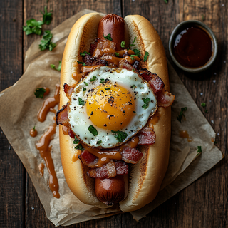 Menù hot dog British