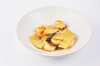 213. Gamberi funghi bambu