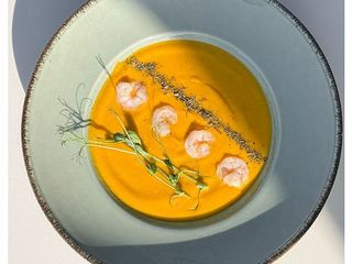 Гарбузовий з креветкою