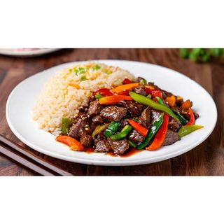 Stir Fried Beef Wok-With Fried Rice