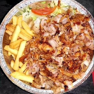 Plato Kebab + Patatas + Refresco