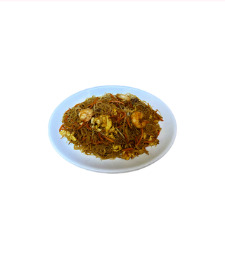 Fideos chinos con tres delicias