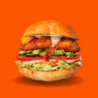 Shrimp burger