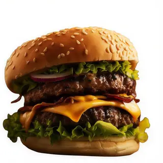 Hamburguesa de ternera con doble queso