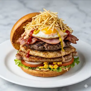 Hamburguesa Trifásica
