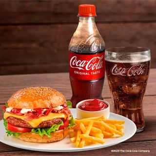 Menu x1 (Hamburger, Fritto e Bibita Coca-Cola)