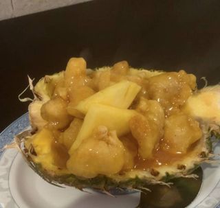 Trocitos De Pollo Con Piña Natural