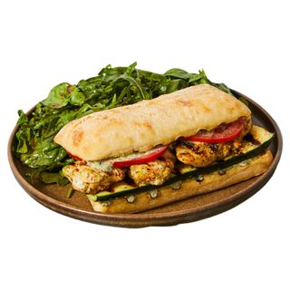 Ciabatta Poulet Pesto Champignons