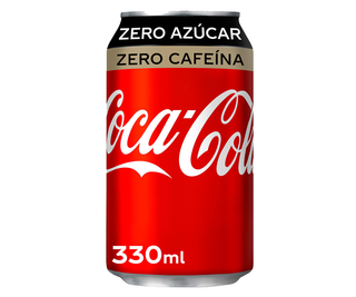 Coca Cola Zero Zero · Lata de 330 ml.