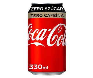 Coca Cola Zero Zero · Lata de 330 ml.
