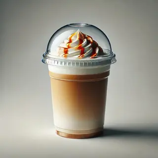 Toffee karamela latte