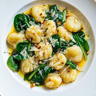 Gnocchi ze szpinakiem