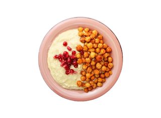 Hummus cu rodii și fistic