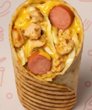 Chicken & Beef Cheese Shawarma