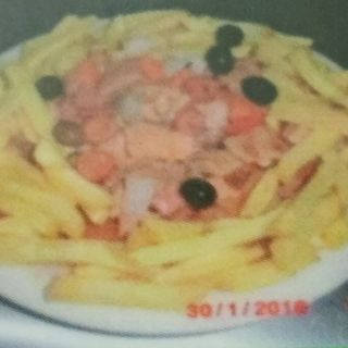 Pica-pau com batatas 